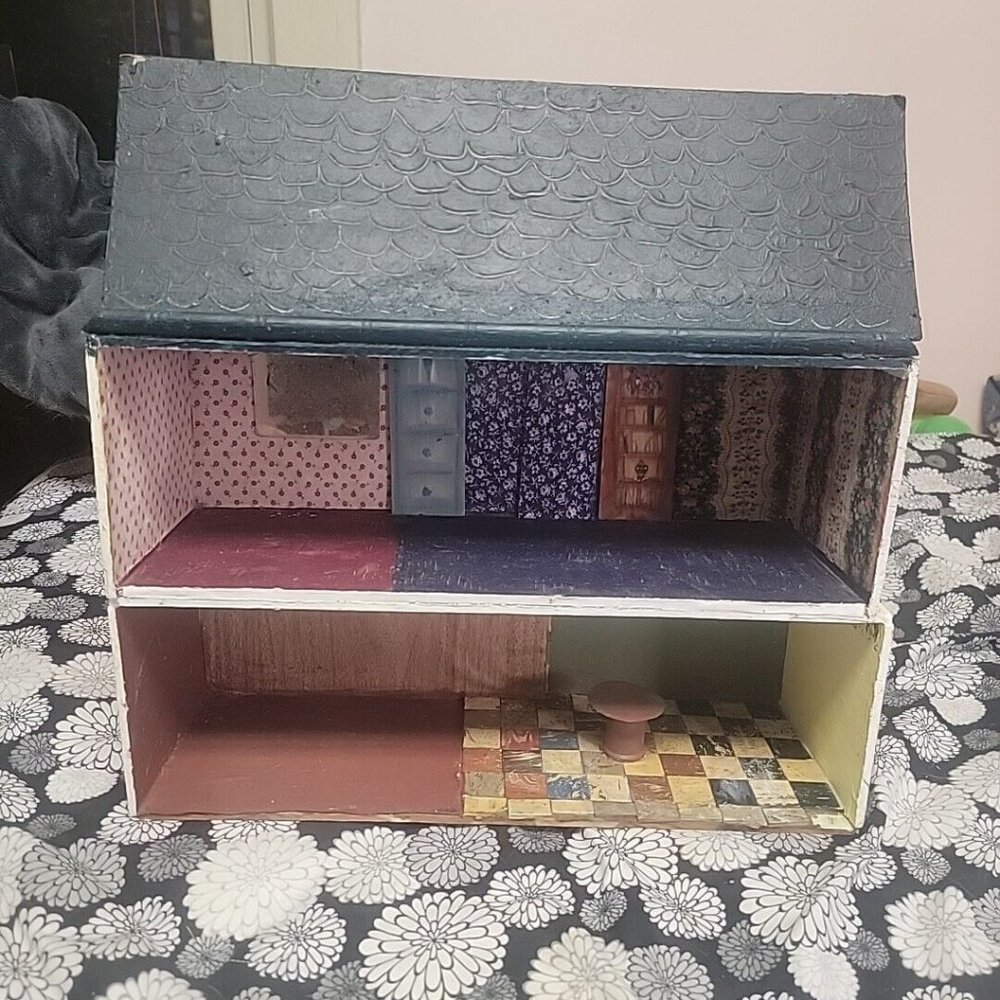Vintage Handmade Dollhouse